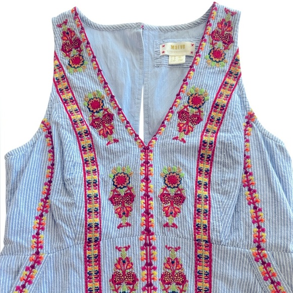 Anthropologie Maeve Madeleine Embroidered Shift Dress - Picture 7 of 13